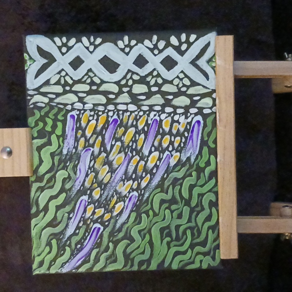 Abstract Handpainted Artwork - Picture 3 of 8
